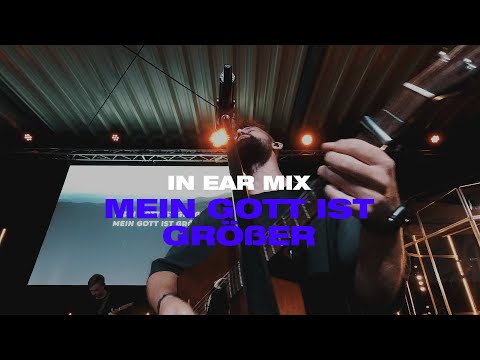 Mein Gott ist größer (Glaubenszentrum Live) | Acoustic Guitar Playthrough | In Ear Mix