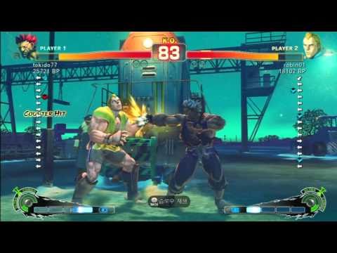 SSF4 Rank Match  tokido77 (GO)  vs  robin01 (AB)