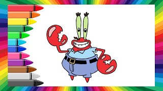 How to Draw Mr. Krabs from Spongebob SquarePants EASY