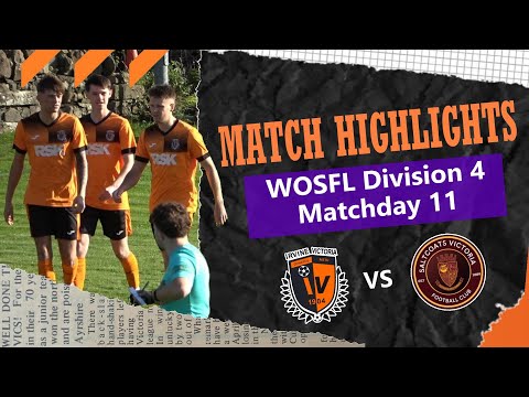 Irvine Vics 1 : Saltcoats Vics 2 - 25th October 2025