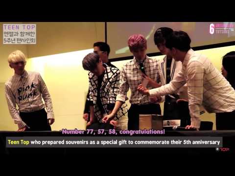 [6TOTSubs] 150713 Naver Starcast - TEENTOP & Angel 5th Anniversary Fansigning