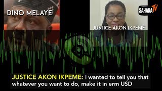 Dino Melaye And Akoh Ikpeme Caught On Tape Talking Bribe (Audio By Sahara R.)