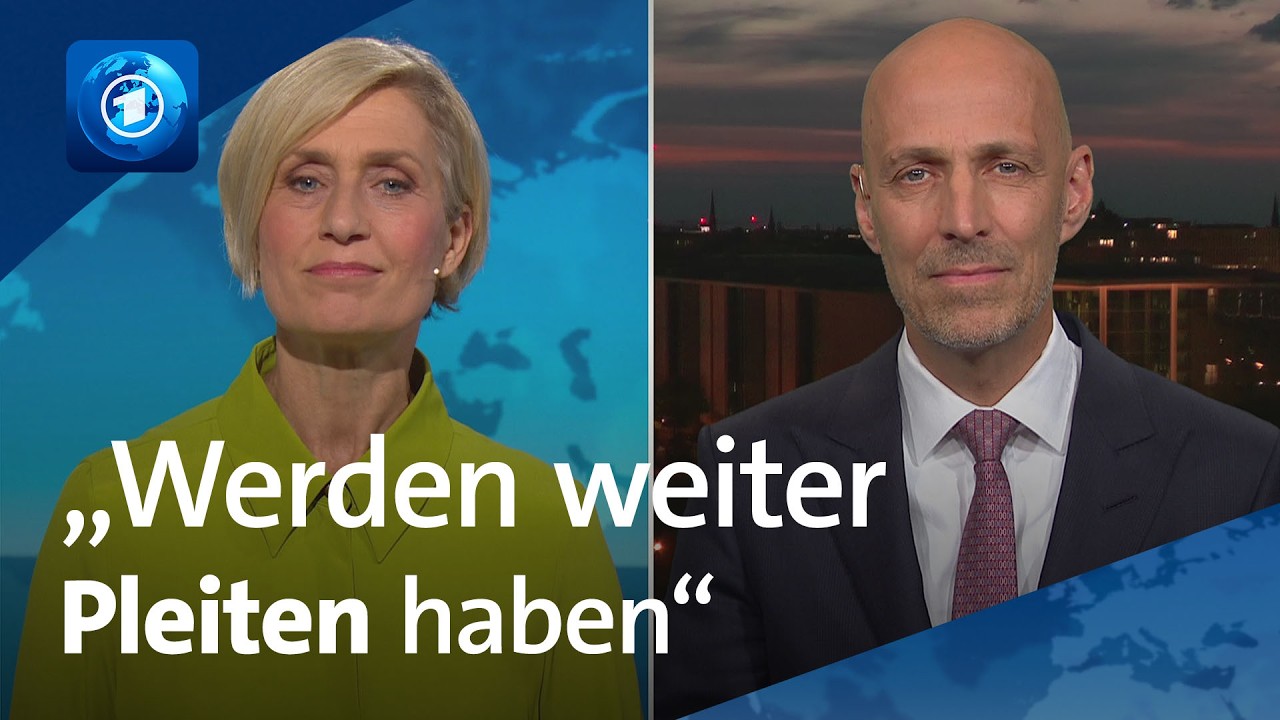 Ist der Wirtschaftsstandort Deutschland im freien Fall? | tagesthemen-interview