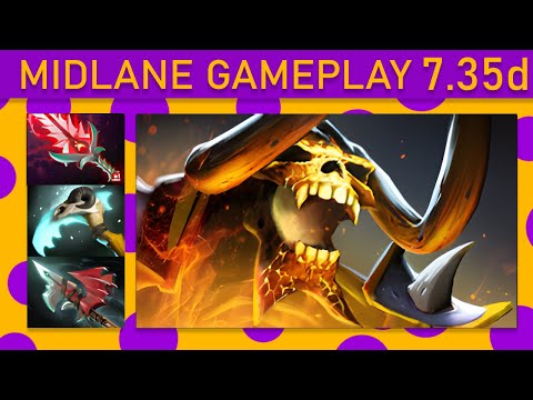⭐ New Patch 7.35d Clinkz 15+ Kills! Mid Gameplay - Dota 2 Top MMR