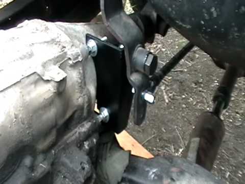 transfer case shifter hooked up.