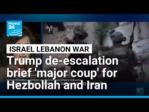 Trump says Israel and Hezbollah have agreed to dial back fighting