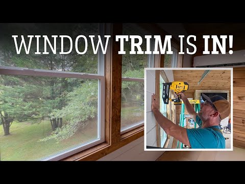 WINDOW TRIM BABY!!-- Jay's BIGGEST Project EVER!!-Episode 30-Window trim, door trim, and baseboard!