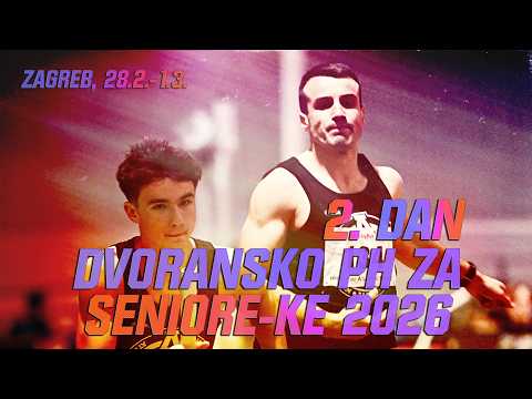 Dvoransko prvenstvo Hrvatske za seniore i seniorke 2. DAN LIVE 2026