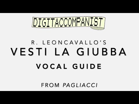 Vesti la giubba (Vocal Guide) – Digital Accompaniment