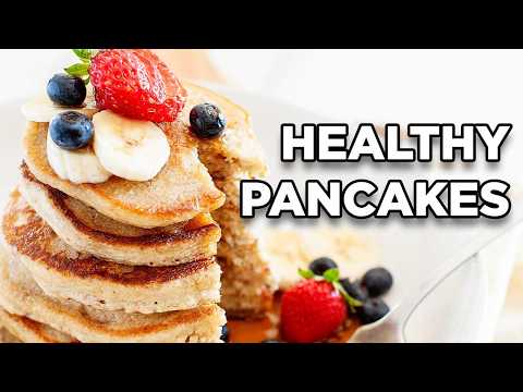 Healthy Banana Oat Pancakes