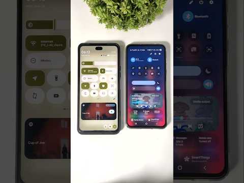 One UI 8 or Android 16 Control Center ? #oneui8 #android16 #oneui8update #android16update #samsung