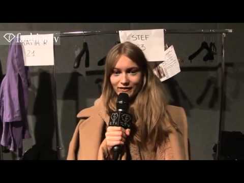MaxMara Fall Winter 2013 14 BACKSTAGE   Milan Fashion Week MFW   FashionTV
