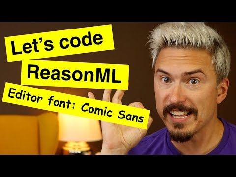 Let's code a speed typing game with ReasonML and Comic Sans as editor font