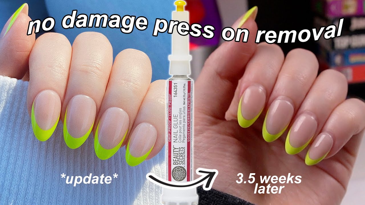 HOW I REMOVE PRESS ON NAILS WITHOUT ACETONE (NO DAMAGE) | The Beauty Vault