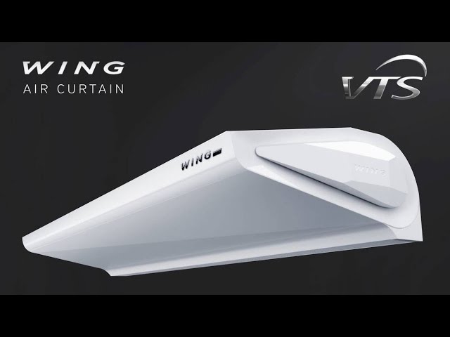 vts Gaisa aizkars elektr.100cm ec wingii ral9016