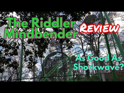 Video review of Riddler Mindbender by Roller Coasters of Thailand
