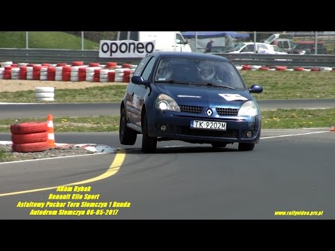 Adam Rybak - Renault Clio Sport - Asfaltowy PTS Puchar Toru Słomczyn 1 Runda 06-05-2017