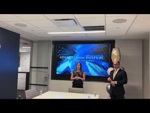 Adam Leitman Bailey, P.C. Celebrates Courtney Lerias Making Partner at the Firm testimonial video thumbnail