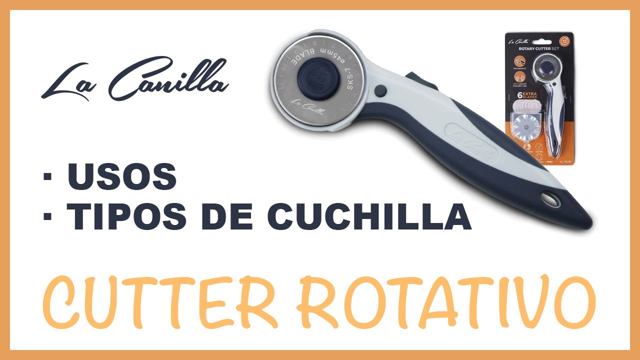 Cutter Circular Rafer 45mm Con 2 Cuchillas De Corte Recto