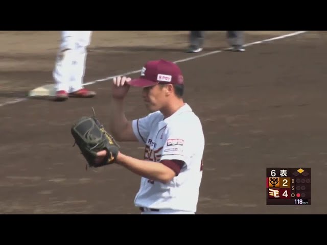 【ファーム】イーグルス・小孫竜二 6回2失点の粘りの投球で試合を作る!!  2024年4月27日 東北楽天ゴールデンイーグルス 対 読売ジャイアンツ