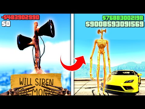 How To Make The RICHEST SIREN HEAD In GTA 5 ... ($1,000,000 UPGRADE!) - GTA 5 Mods Funny Gameplay