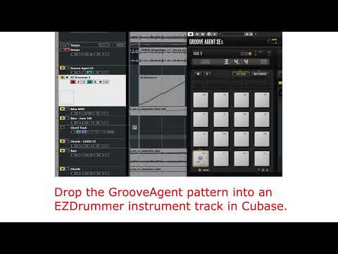Audio Drum Loop to MIDI Via Cubase and EZ Drummer 3. Convert Audio to MIDI.