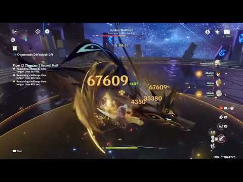 C6 Itto vs Golden Wolflord Spiral Abyss 3.3 | Genshin Impact