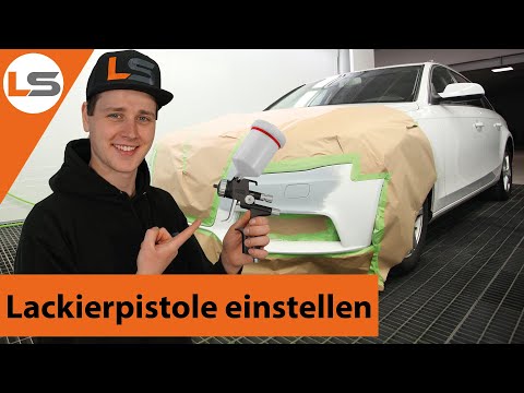 Instructions from a professional on how to properly adjust your paint spray gun | LACKSTORE