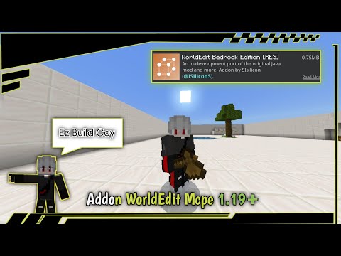 INSANE Minecraft PE HACK! WorldEdit Addon 1.19+