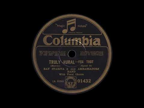 1929 Ray Starita - Truly Rural (Vocal Chorus by Lilly Morris)