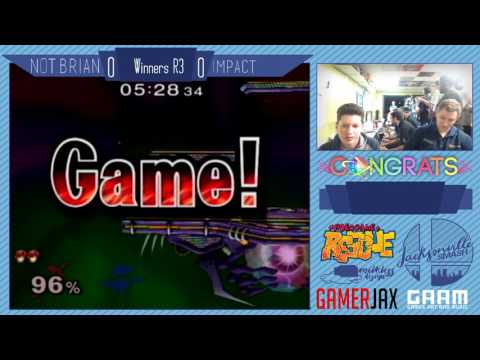 Jax Smash Weekly 1/26 - Brian(Marth) Vs Impact(Falco) - Melee Winners R3
