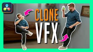How to CLONE YOURSELF in DaVinci Resolve - Beginner VFX Tutorial