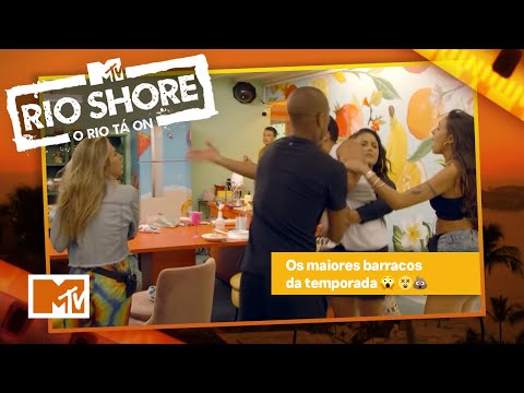 Os maiores barracos da temporada 🤬🤣😱 | Rio Shore T1