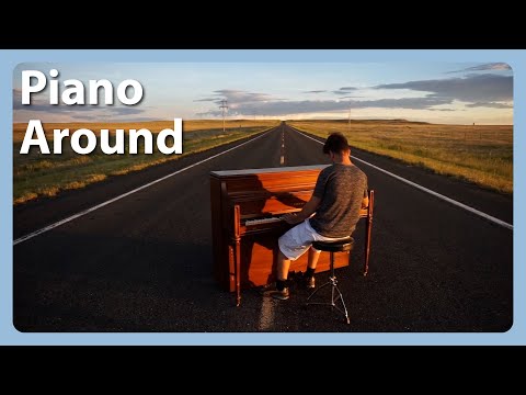 Traveling Piano Man Finds The Key To Life!