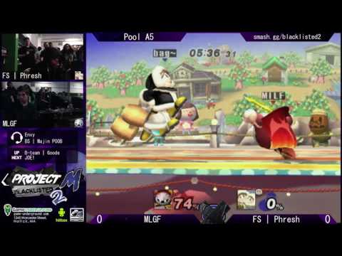 Blacklisted 2 Pools - MLGF (Meta Knight, Ike) vs. FS | Phresh (Ice Climbers)