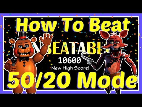How to BEAT 50/20 Mode FNAF UCN ♡ Ultimate Custom Night's Ultimate Guide