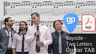 Bayside - Two Letters Guitar Tabs [TABS]