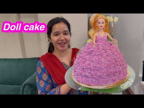 Made a doll cake for the first time | good news | Sitara Yaseen vlog