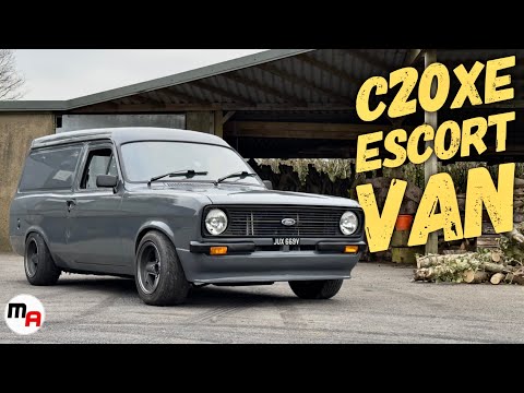 WICKED C20XE SWAPPED MK2 FORD ESCORT VAN - MORE SMOKE