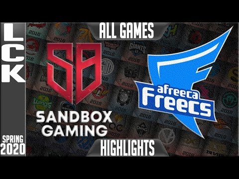 SB vs AF Highlights ALL GAMES | LCK Spring 2020 W3D3 | Sandbox Gaming vs Afreeca Freecs