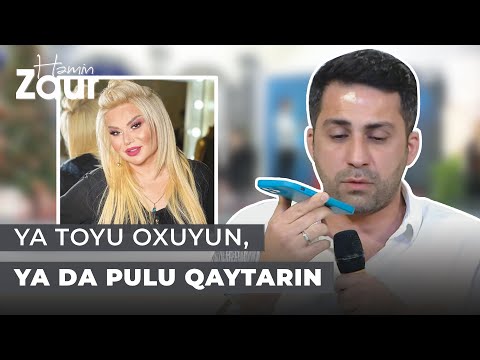 Həmin Zaur| Elgün Nazəninə zəng etdi | Bizdən 1000 manat pul almısız
