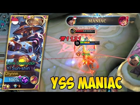 RIP SAVAGE:( YSS MANIAC PERFECT TARGETING! | TOP GLOBAL YSS - MLBB
