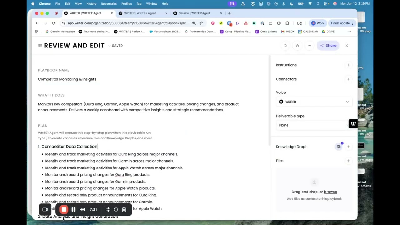 Competitive Intelligence Agent Demo