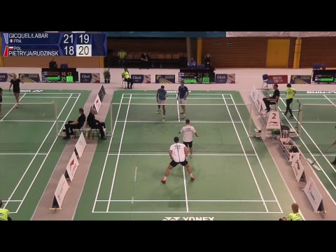 Gicquel / Labar vs Pietryja / Rudzinski (MD, R16) - LI-NING Czech Open 2018