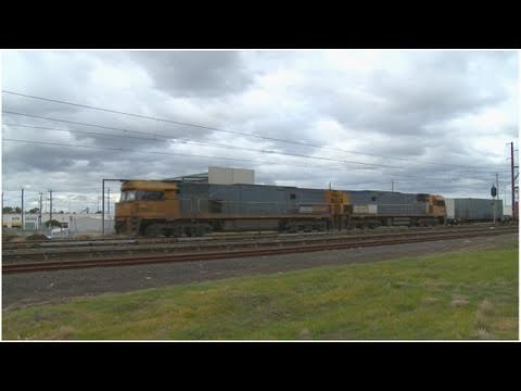 Freight Train at Albion - Pacific National & Railways in Victoria, Australia