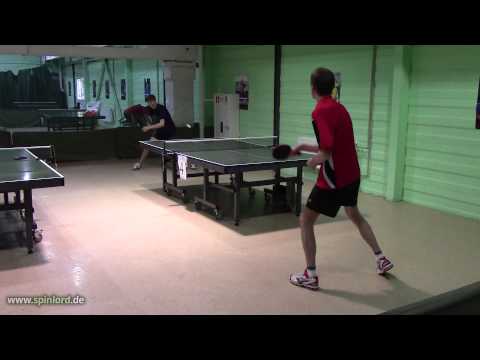 FH countertopspin with SPINLORD Degu 2.0 mm short pips (counterlooping, table tennis, pimples)