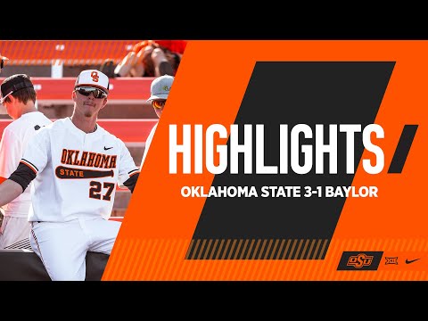 Game 2 | Oklahoma State 3-1 Baylor | Cowboy Baseball Highlights