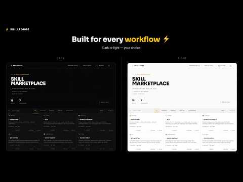 SkillForge  Install AI skills in seconds 공식 영상 미리보기