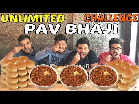 UNLIMITED PAV BHAJI CHALLENGE | SPICY BUTTER PAV BHAJI CHALLENGE | Food Challenge India (Episode-49)