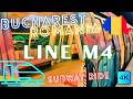 BUCHAREST METRO LINE M4 BUCHAREST ROMANIA 4K RIDE